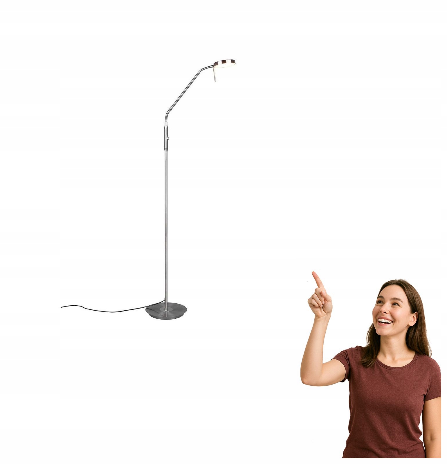 Podlahová Led lampa Nemio Trio DL107423310
