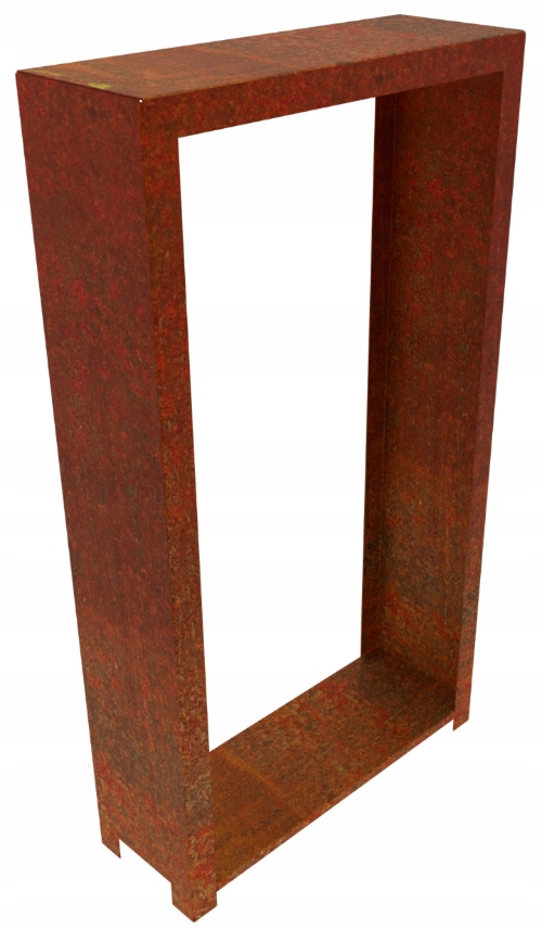 Stojak na drewno STAL CORTEN 200×55×180 cm VIRIDI EAN (GTIN) 5903819000290