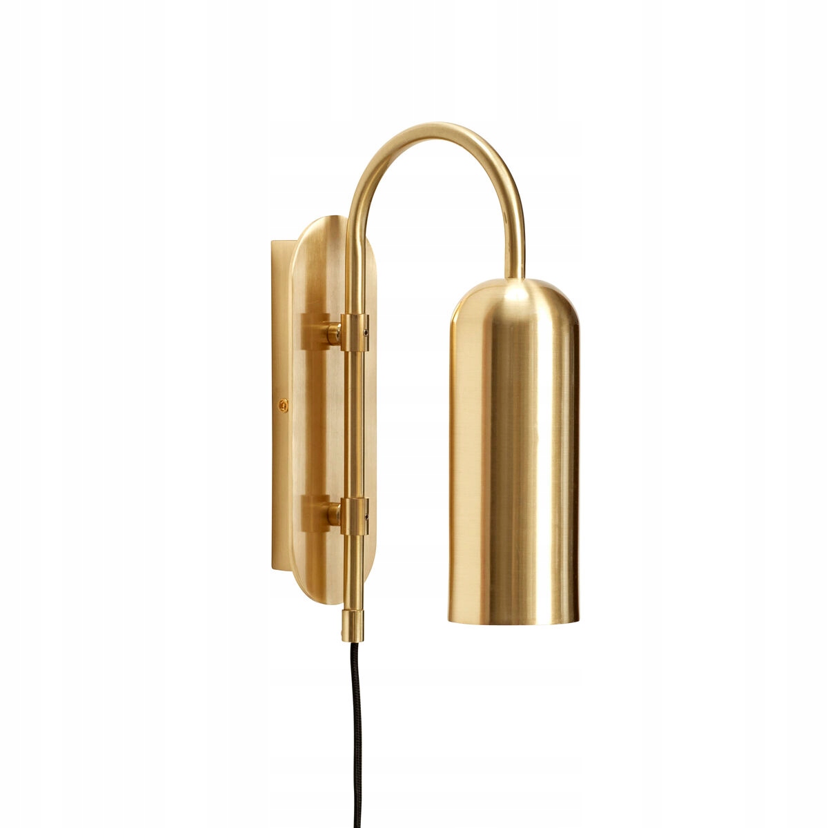 Hübsch Slim Nástenná lampa zlatá