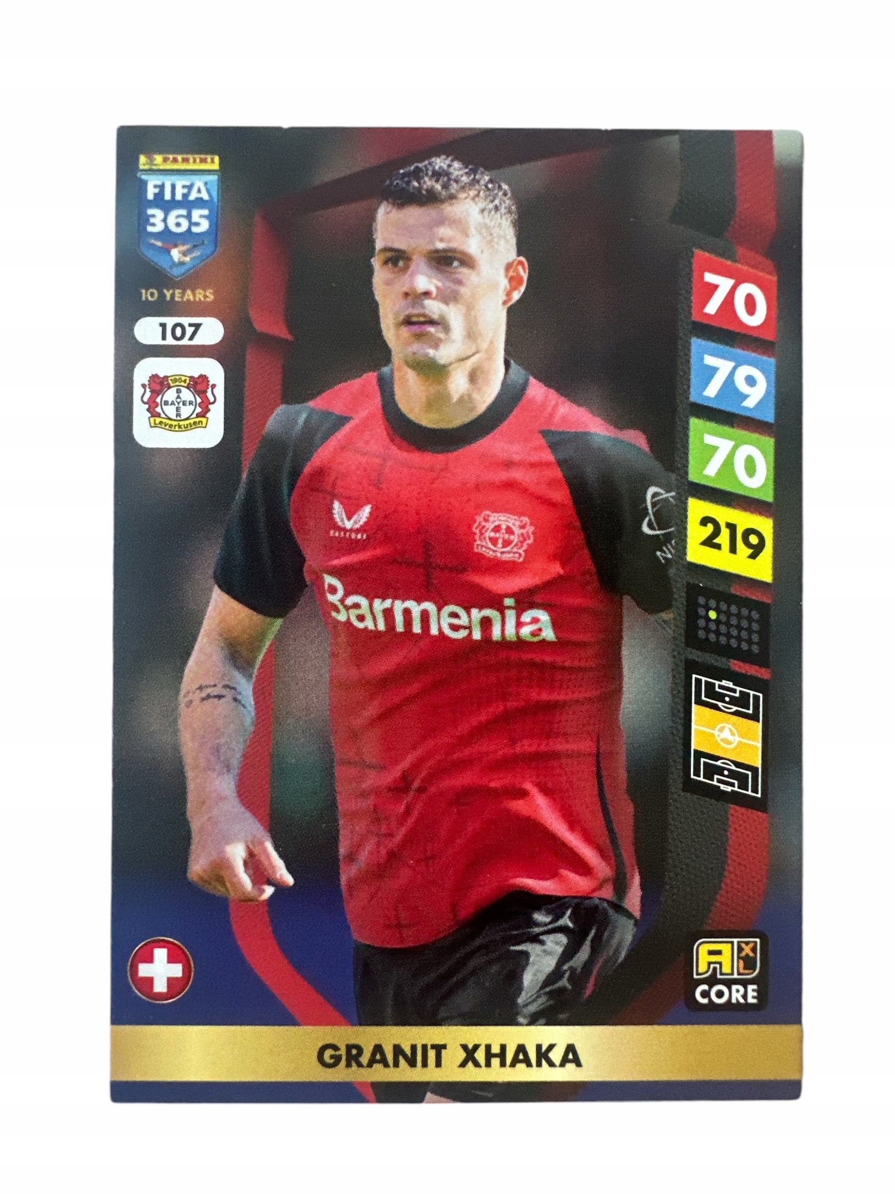 Fifa 365 2025 Adrenalyn XL Panini Core Bayer 04 Nr 107 Xhaka