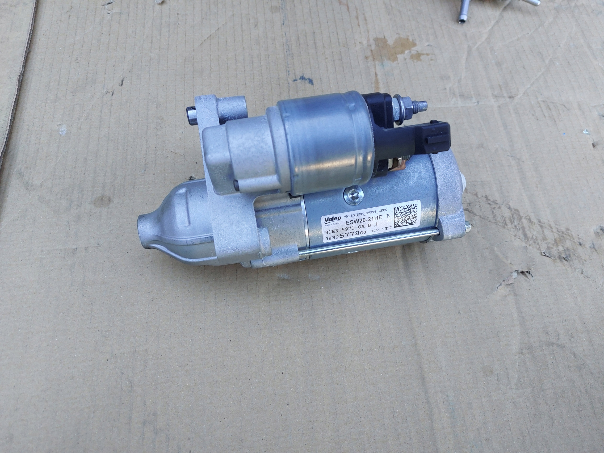 starter PARTNER BERLINGO IV COMBO E 1.5 HDI 9832577880 new 23r