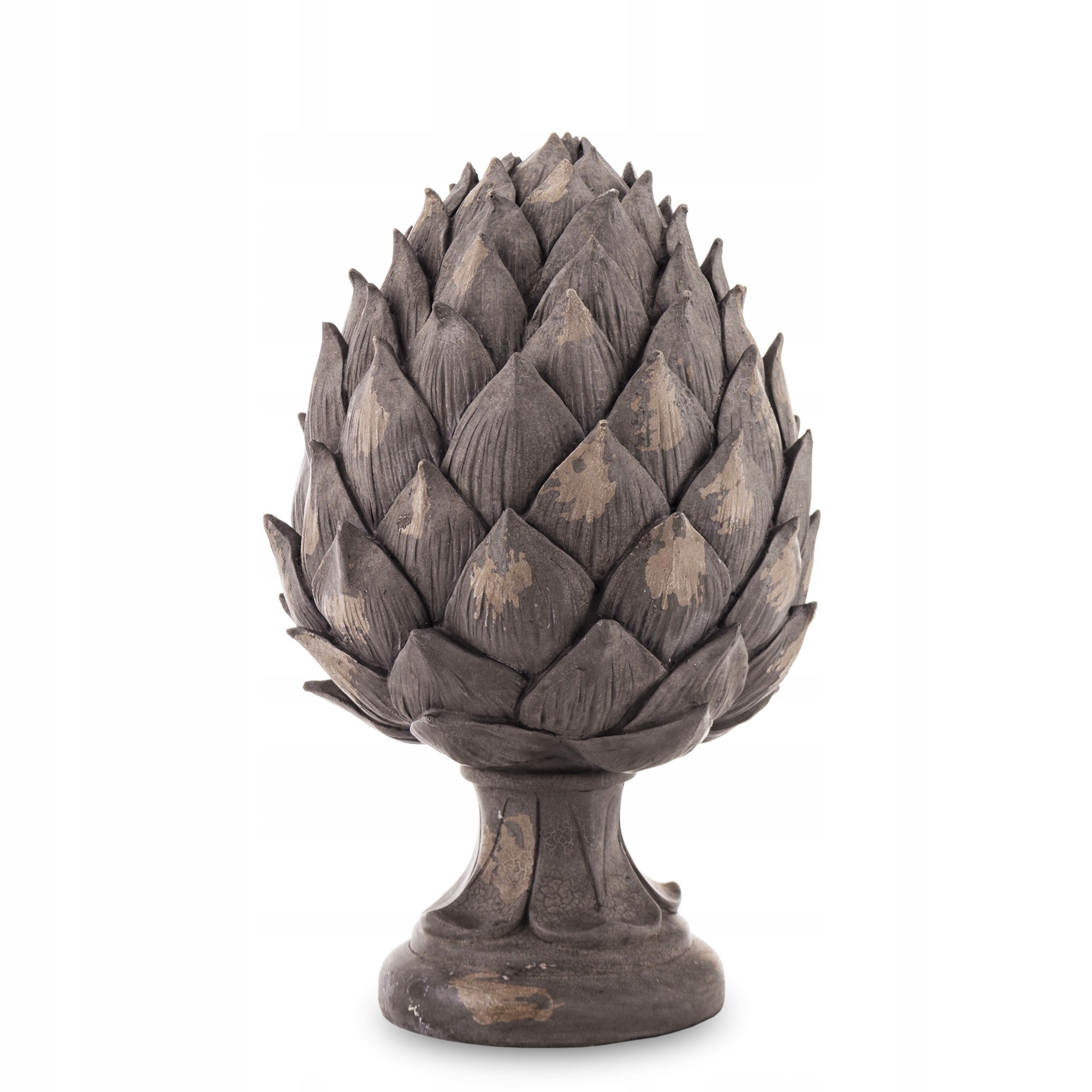 Ozdoba Artičok Hnedá Šedá Dekoratívna Figúrka Darček Do Obývacej Izby Altánky