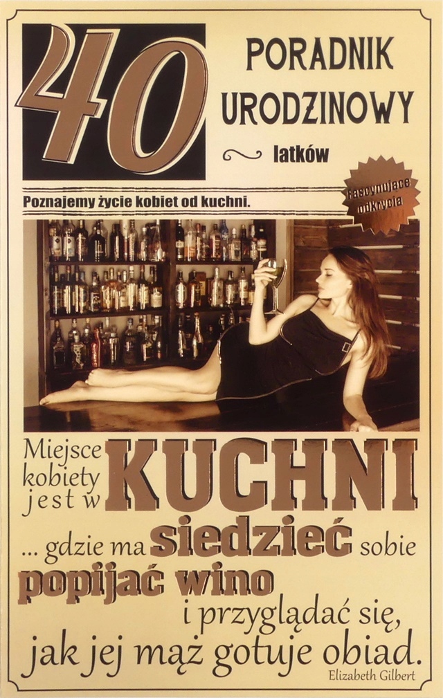 

Kartka urodzinowa na 40 urodziny Dodatek