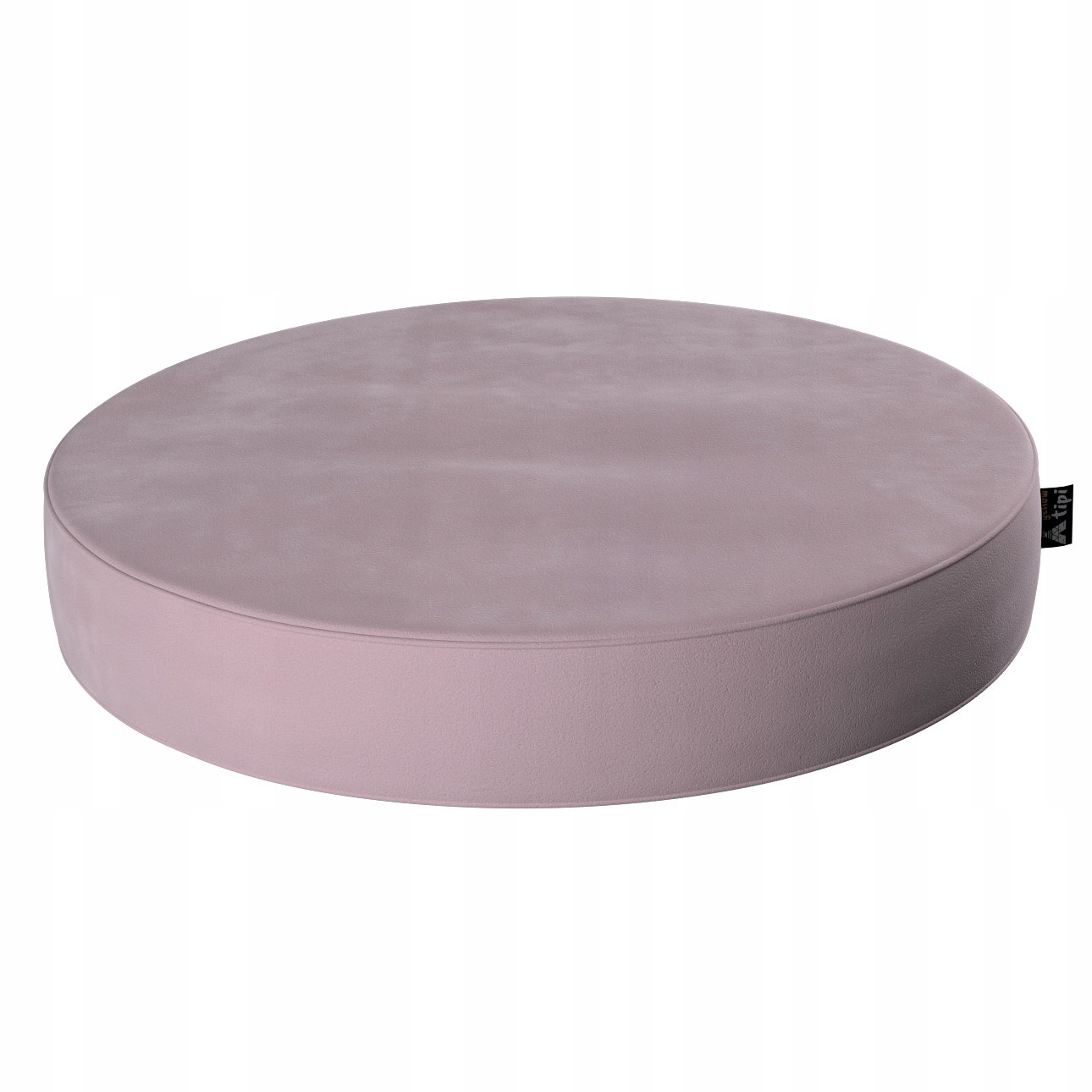 Yellow Tipi Puf Velvet Dot pastelowy