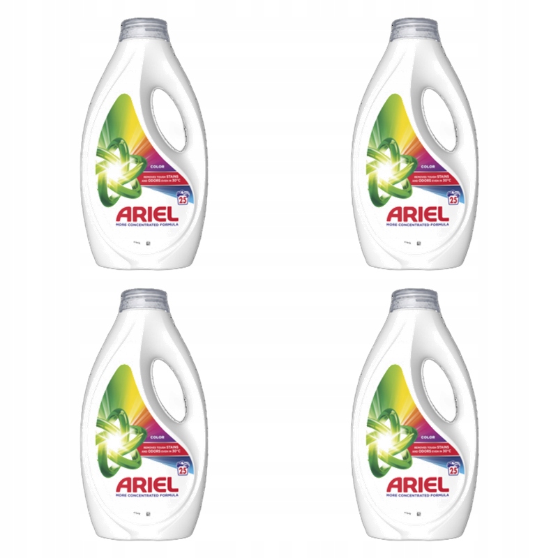 Ariel Tekutý prací prostředek, 25 praní, Color 1,125 l X4