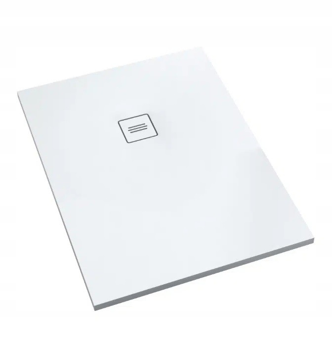 Brodzik prostokątny Protos Smooth White 90x110 Schedline biały