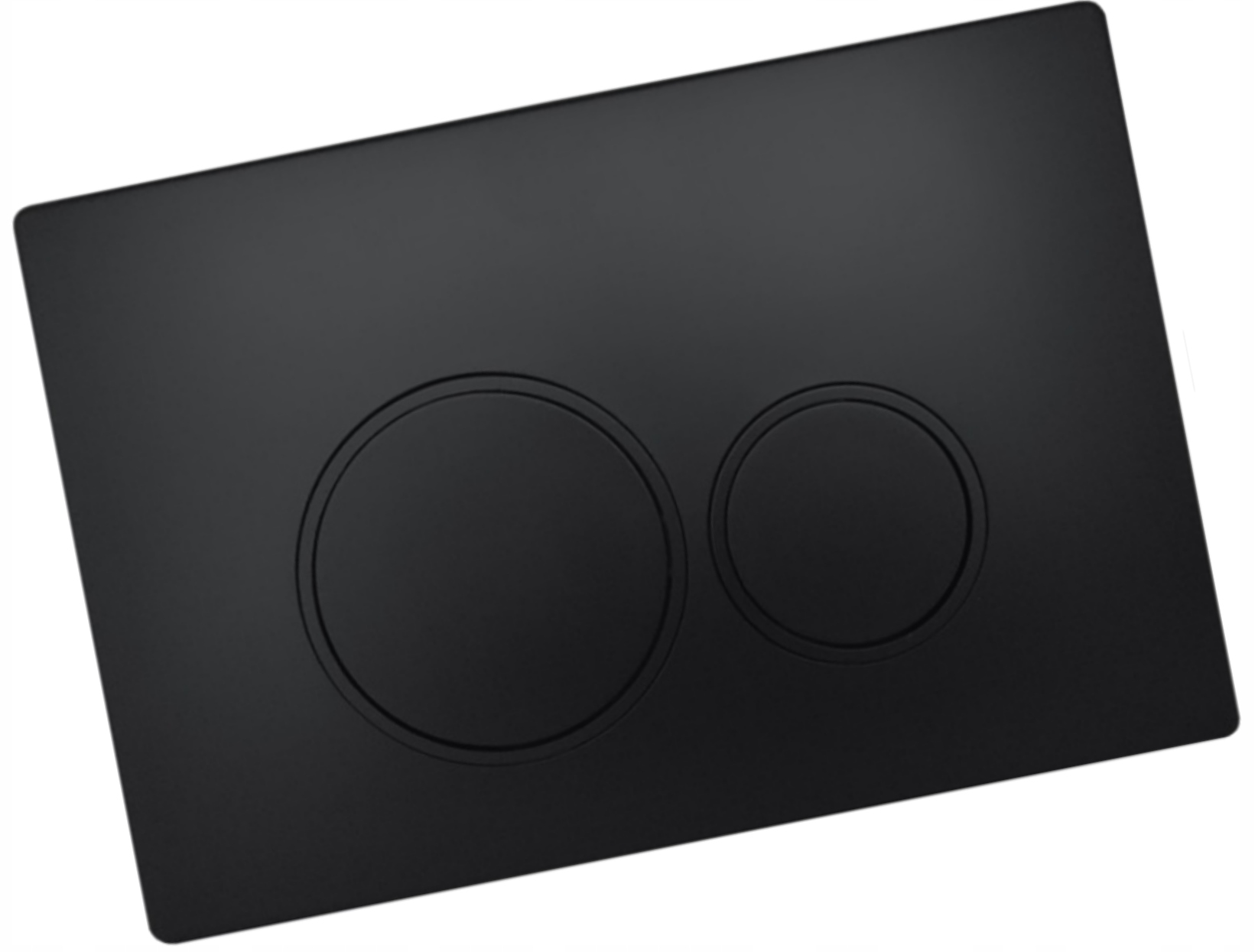 Splachovací tlačítko černé matné s Wc rámem Koło Technic Gt D