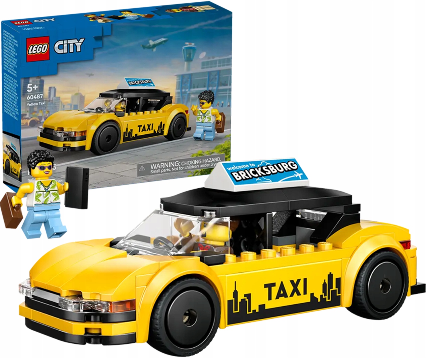 2x LEGO City - Żółta taksówka 60487