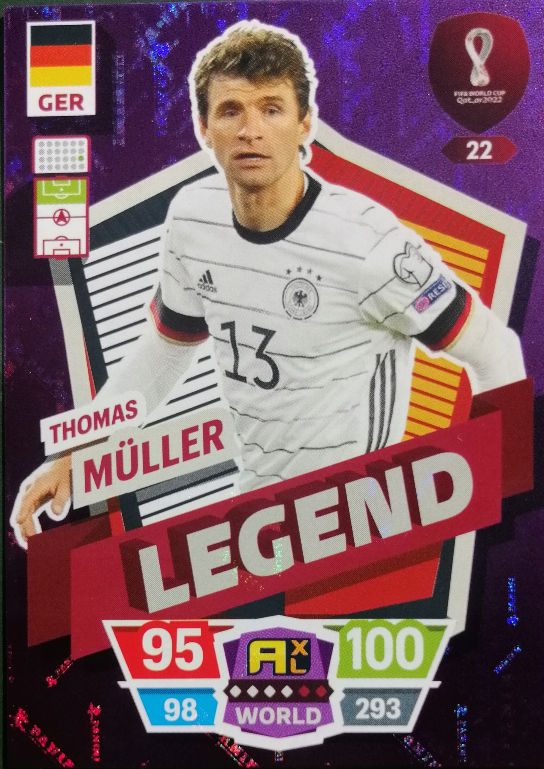 World Cup Qatar 2022 Legend 22 Thomas Muller