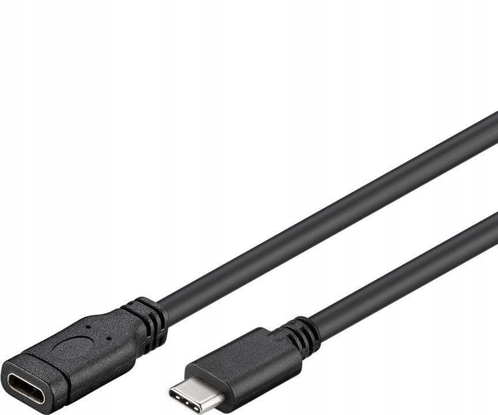 Kabel przedłużający Premiumcord Usb-c (usb 3.1 generacja 1), C/M C/f, 1 m