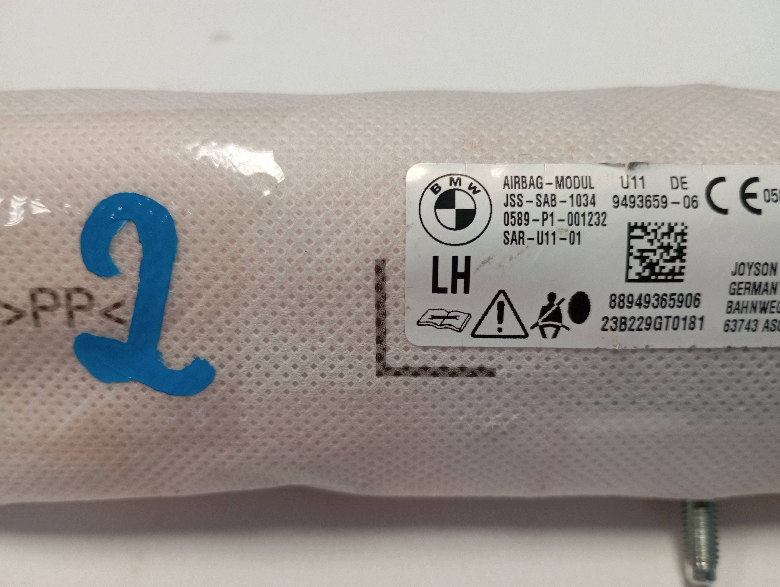 airbag luft sitz links seite BMW X1 U11 9493659