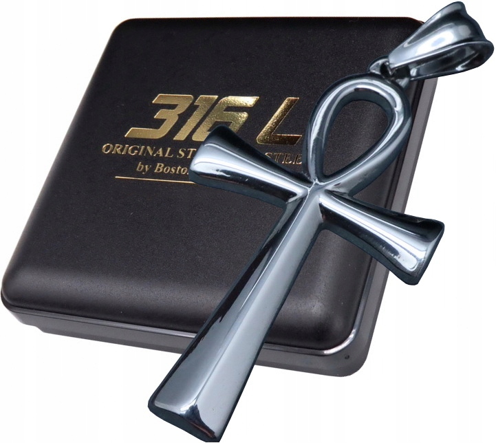 

Srebrny Krzyż Egipski Krzyżyk Na Łańcuszek Amulet