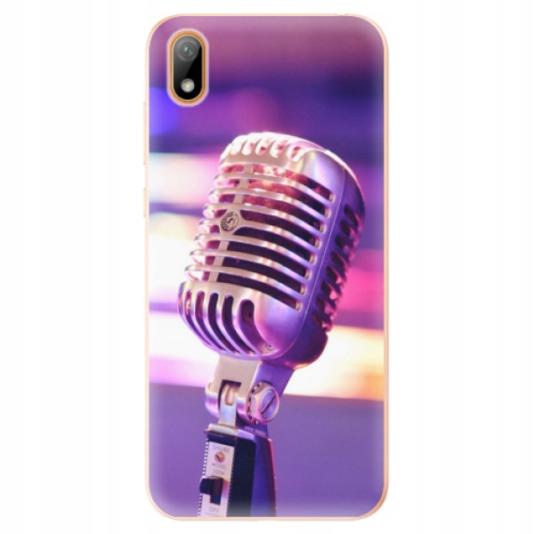 Silikonowe etui iSaprio Vintage Microphone do Huawei Y5 2019