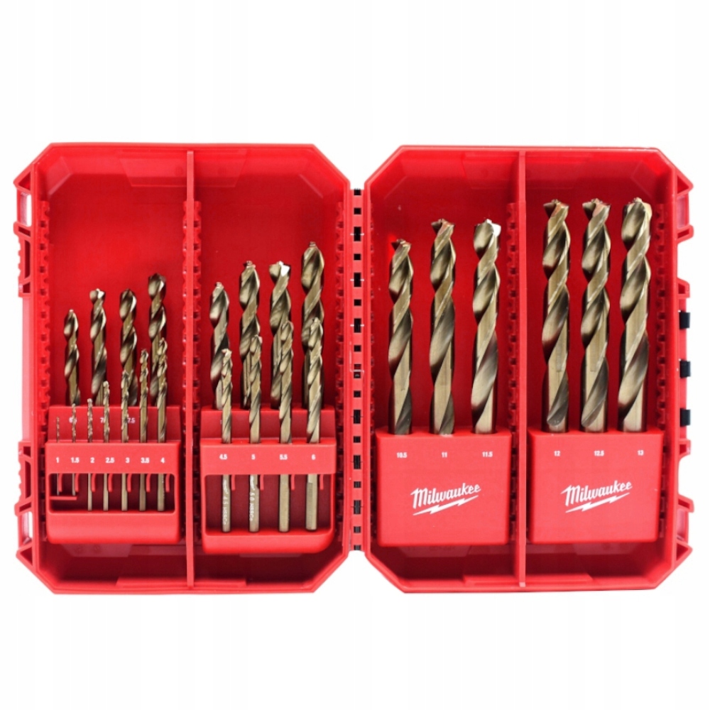 Wiertła do metalu kobaltowe Hss-g 1-13 mm (25 szt.) Milwaukee 4932493868