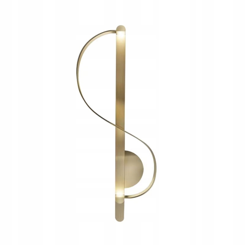 Moderné Led Nástenné Svietidlo Zlatý Mat