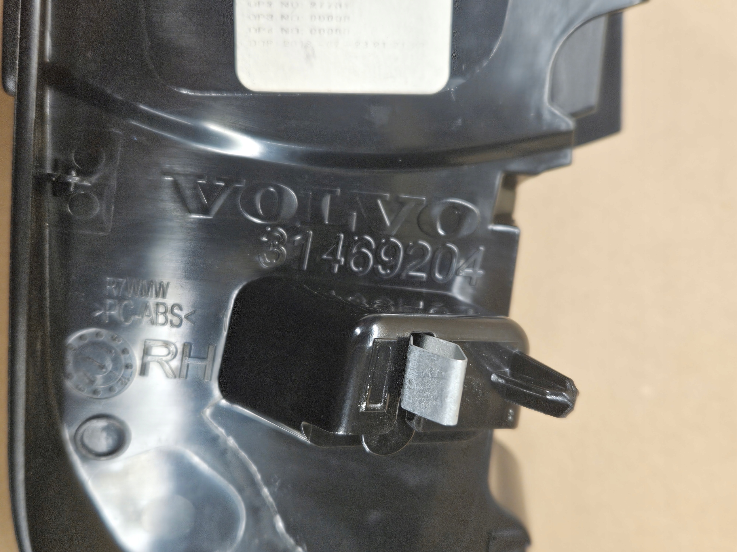 rechts Spanner öv, szíj Sicherheits heck VOLVO XC40