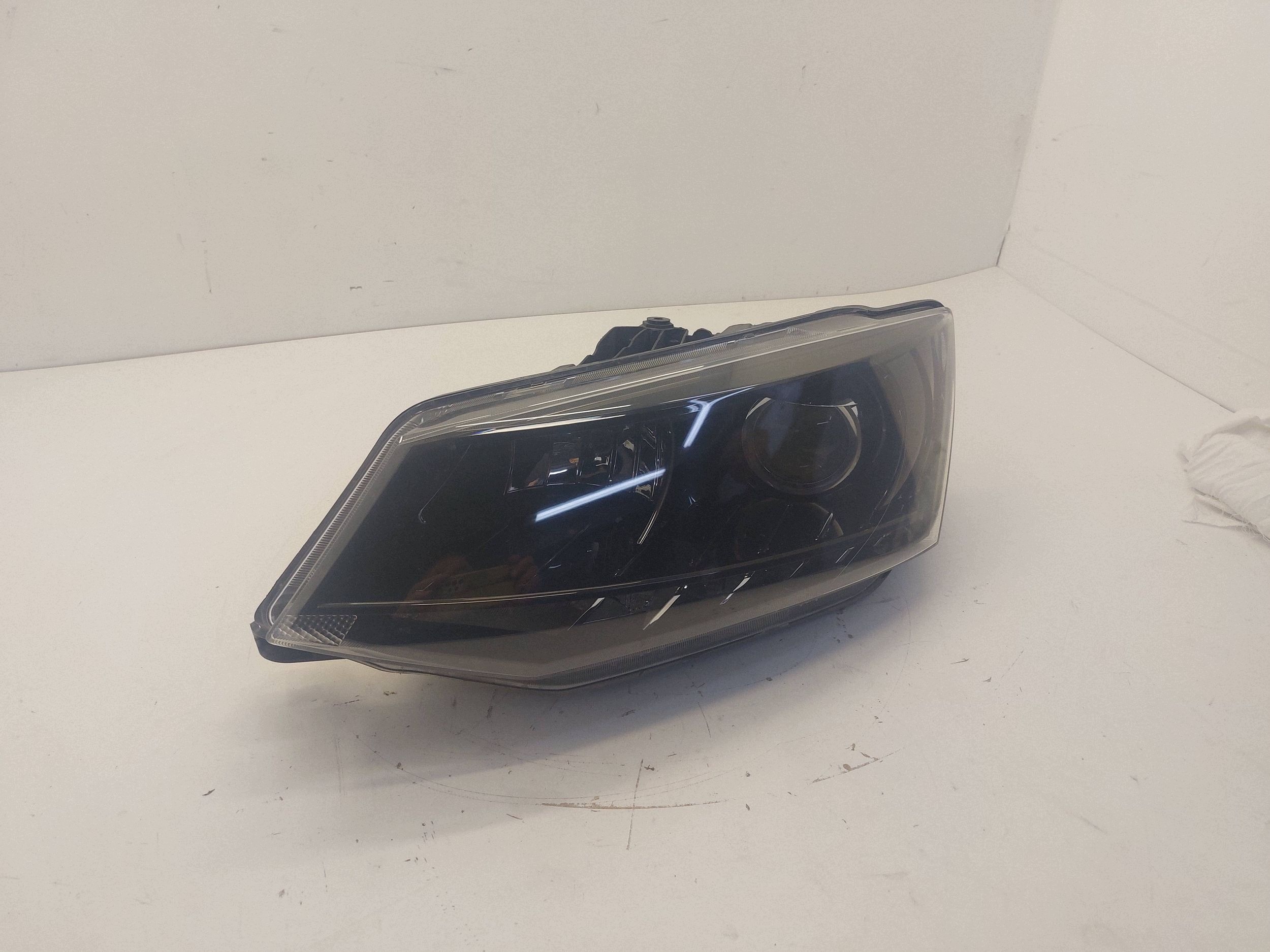 SKODA FABIA 3 III 14r-> light left front lens LED 6V1941015B complete