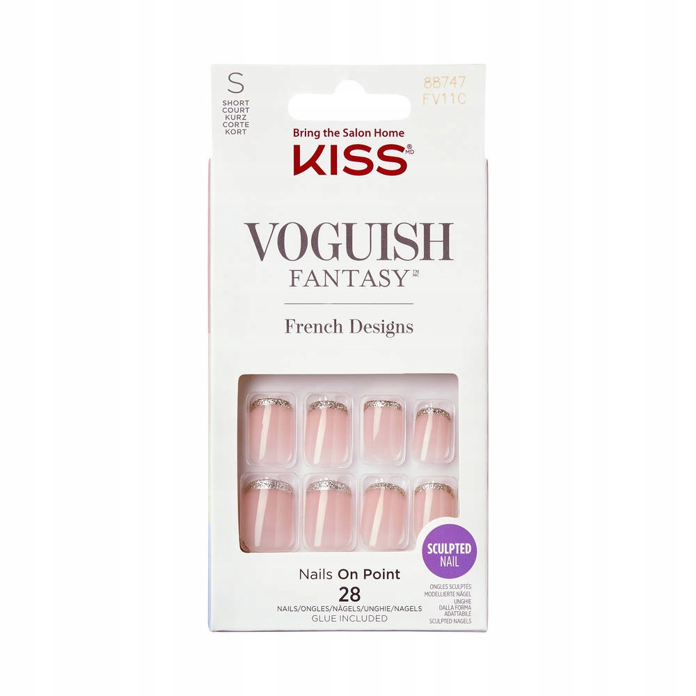 

Kiss sztuczne paznokcie Voguish Fantasy French S
