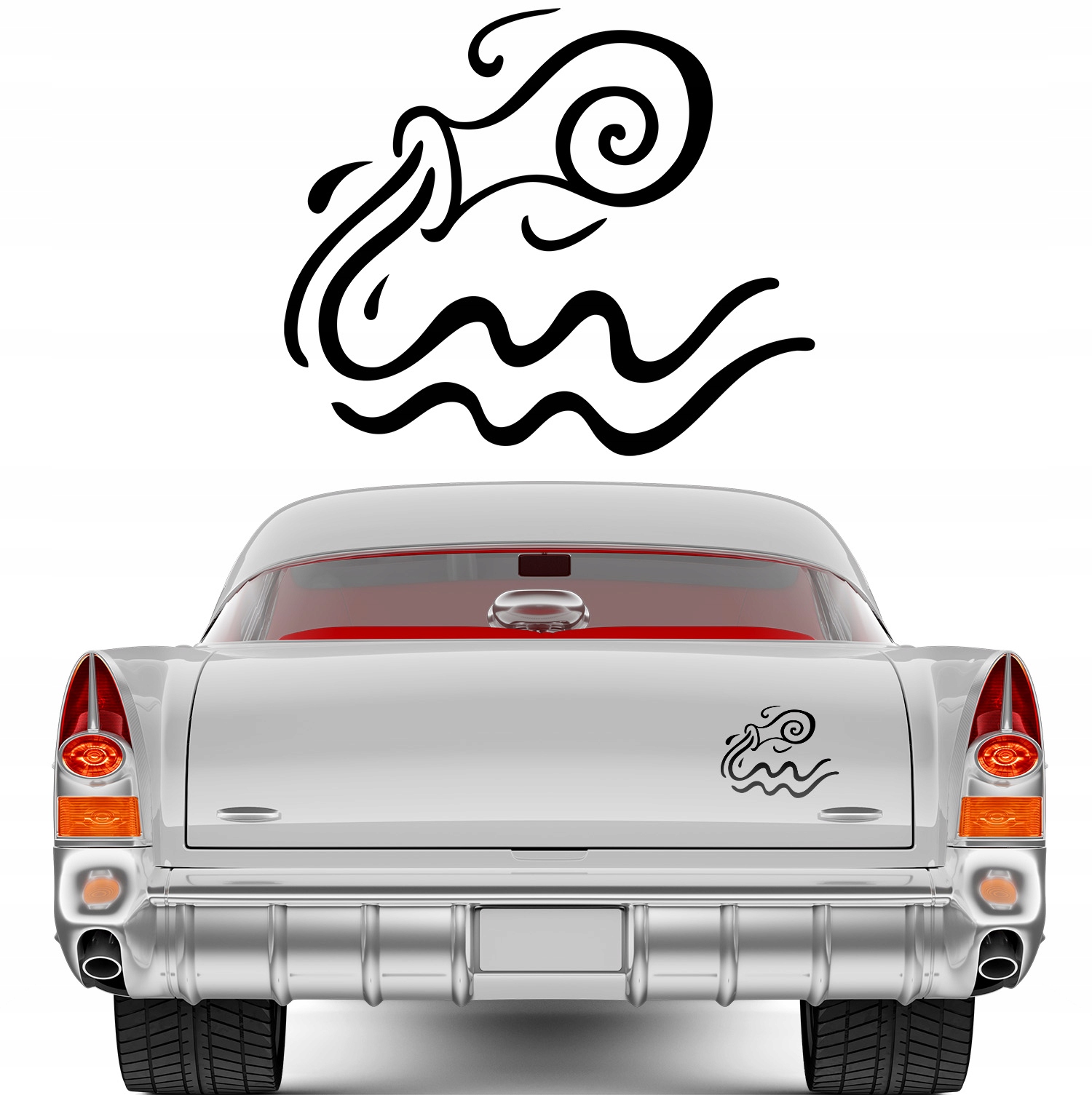 

Naklejka na samochód Znaki Zodiaku Wodnik 15x17 cm