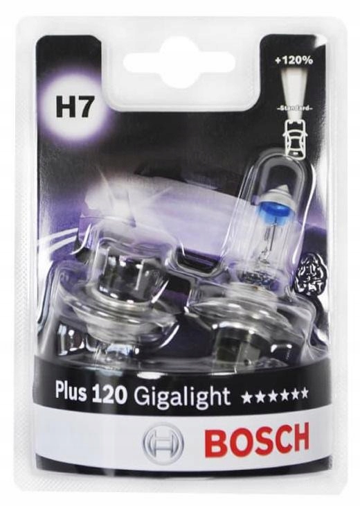 Bosch H7 Gigalight +120% Duo Box