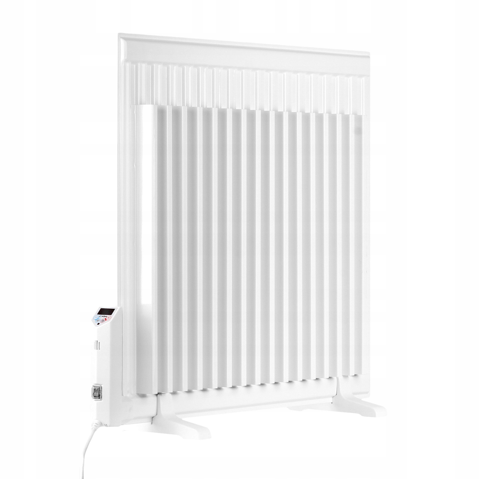 Grzejnik elektryczny olejowy 1500 W LCD PL ELPE panelowy biały 66x78cm Marka Elpe