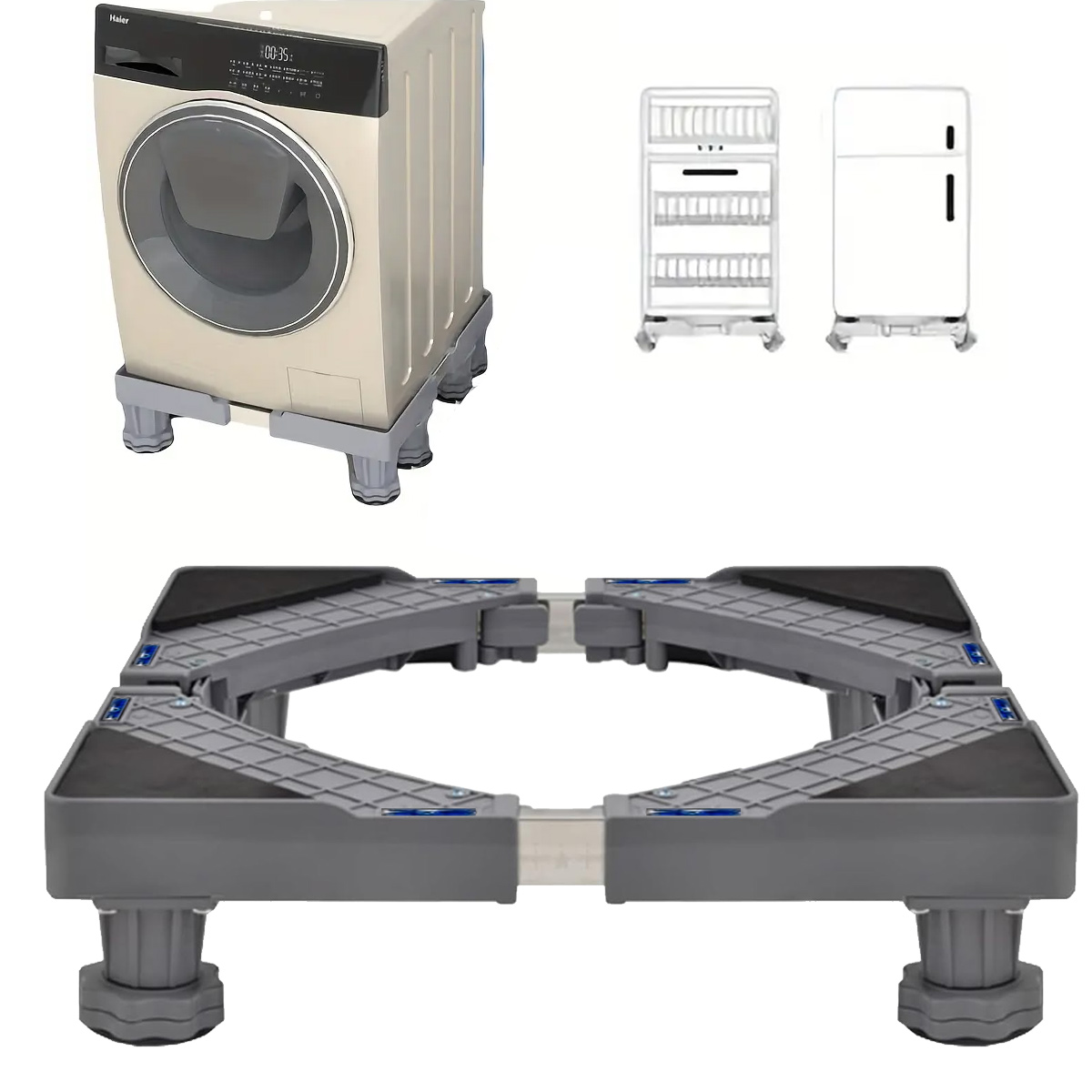 Podstawa Pod Pralkę Lodówkę Antywibracyjna Regulowana 200KG