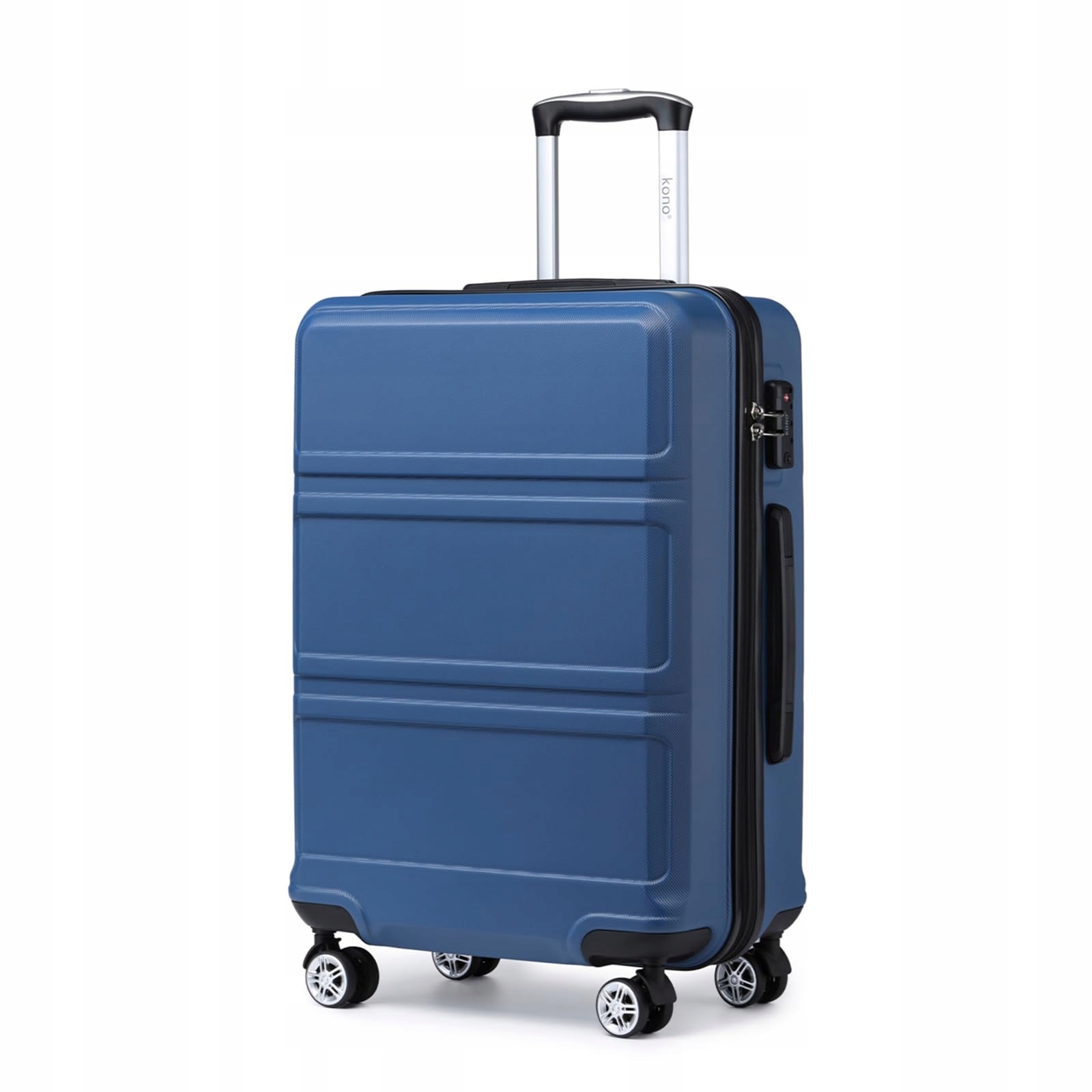 Kono Walizka Podróżna na kółkach 65x41x26cm z zamkiem Tsa średni rozmiar L