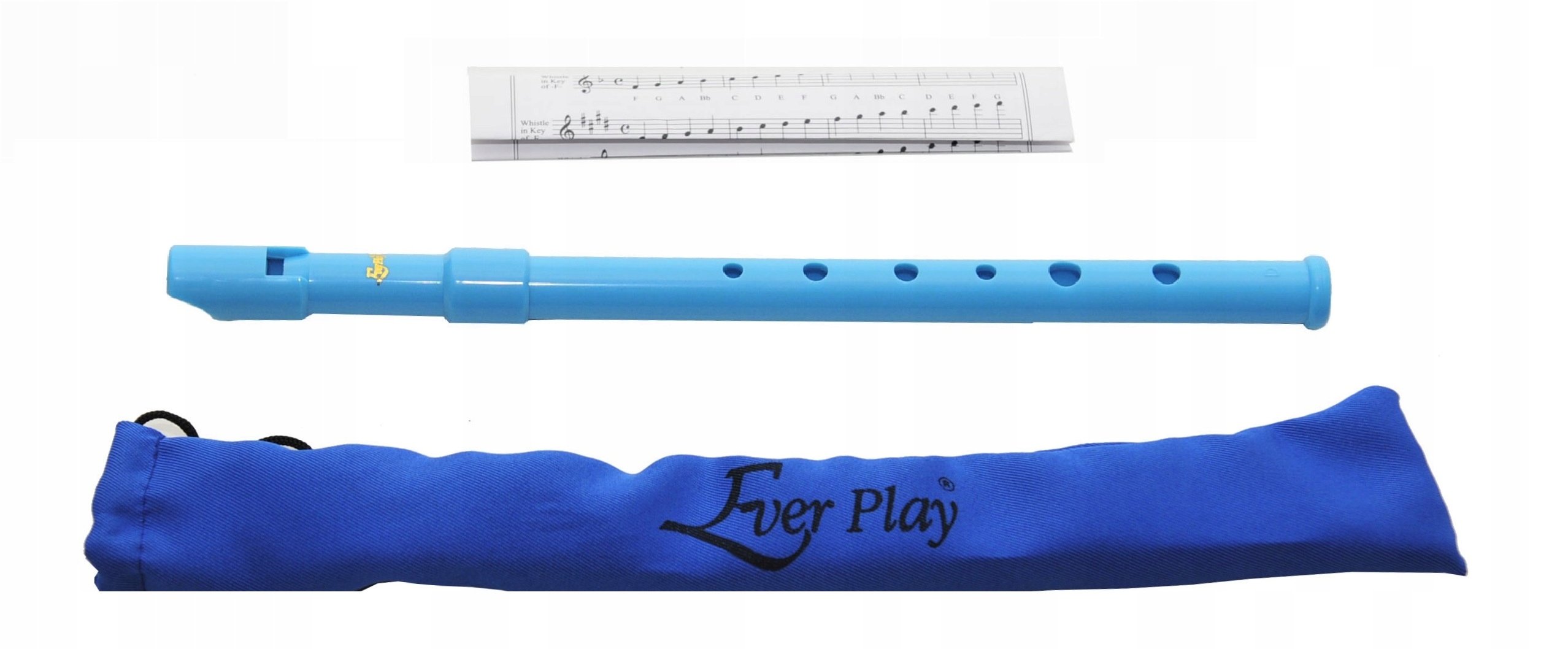 FLAŻOLET Z ETUI - SZKOLNY "D" + ZESZYT DO NUT - SZKOLNY Kod producenta SI-922 BLUE