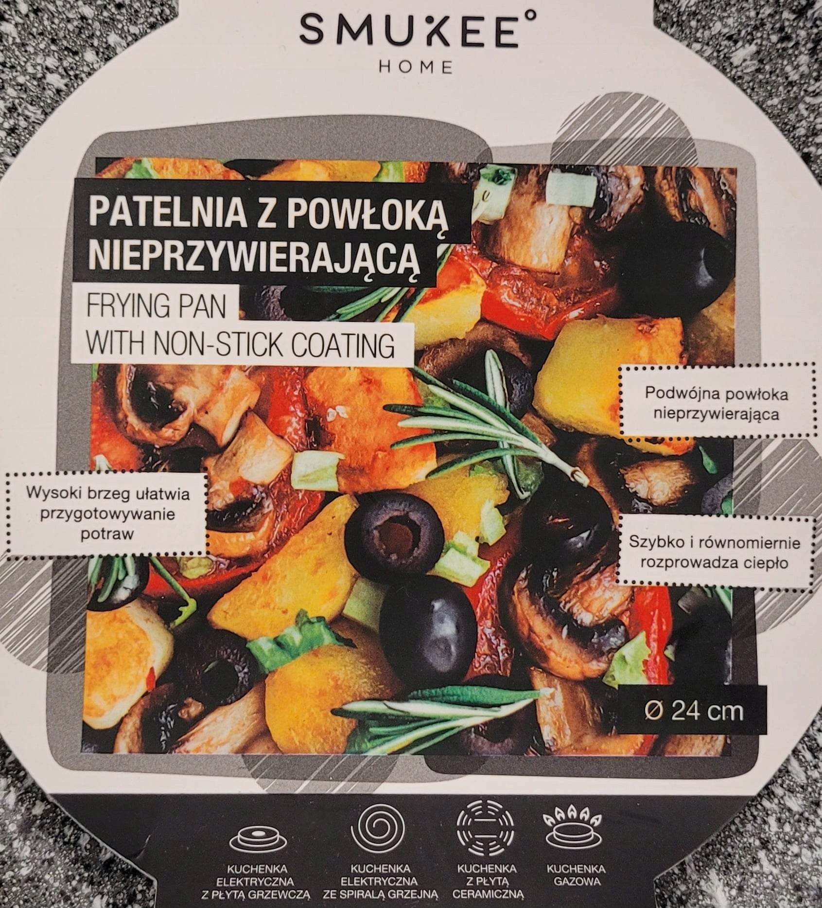 PATELNIA Z POWŁOKĄ NIEPRZYWIERAJĄCĄ NON STICK 24CM Kod producenta 4848955038183