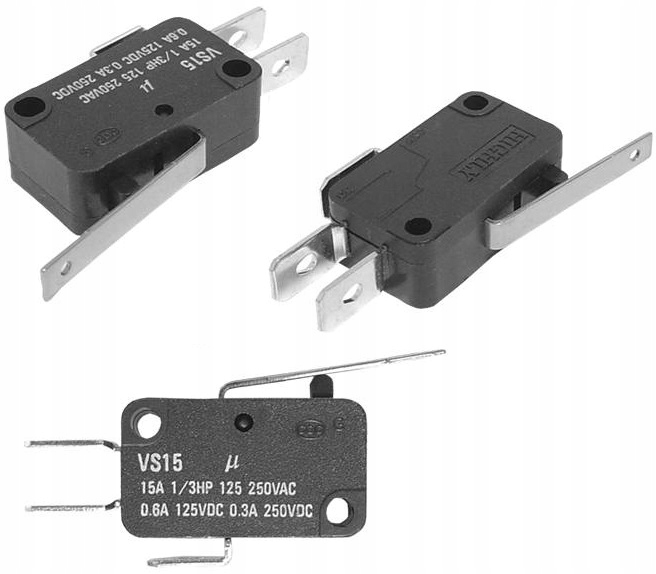 

Mikroprzełącznik VS15N02-1C Rohs 27.5MM 15A 250VAC