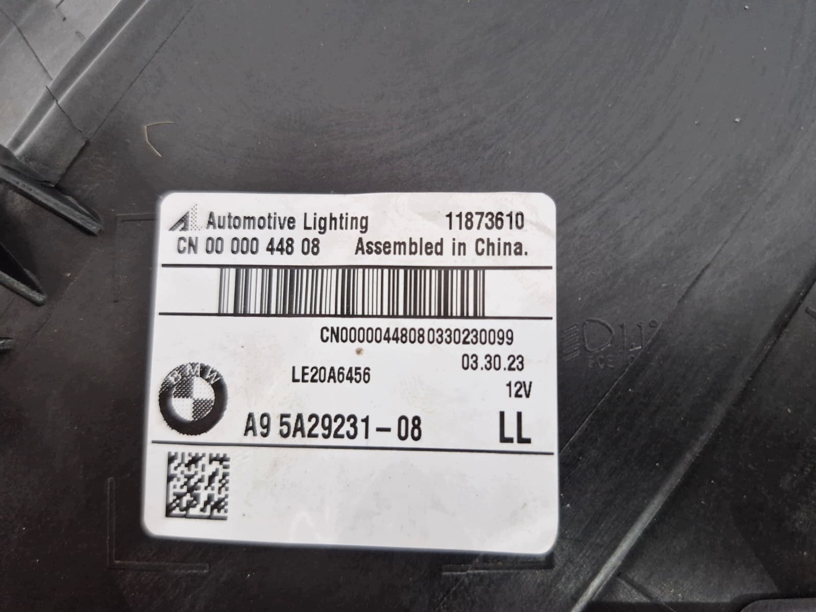 light left BMW X3 G01 X4 G02 LIFT Adaptive LED Shadow black FULL LED 2023