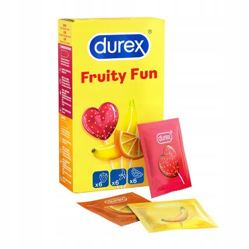 

Durex Fruity Fun Prezerwatywy, 18 szt.
