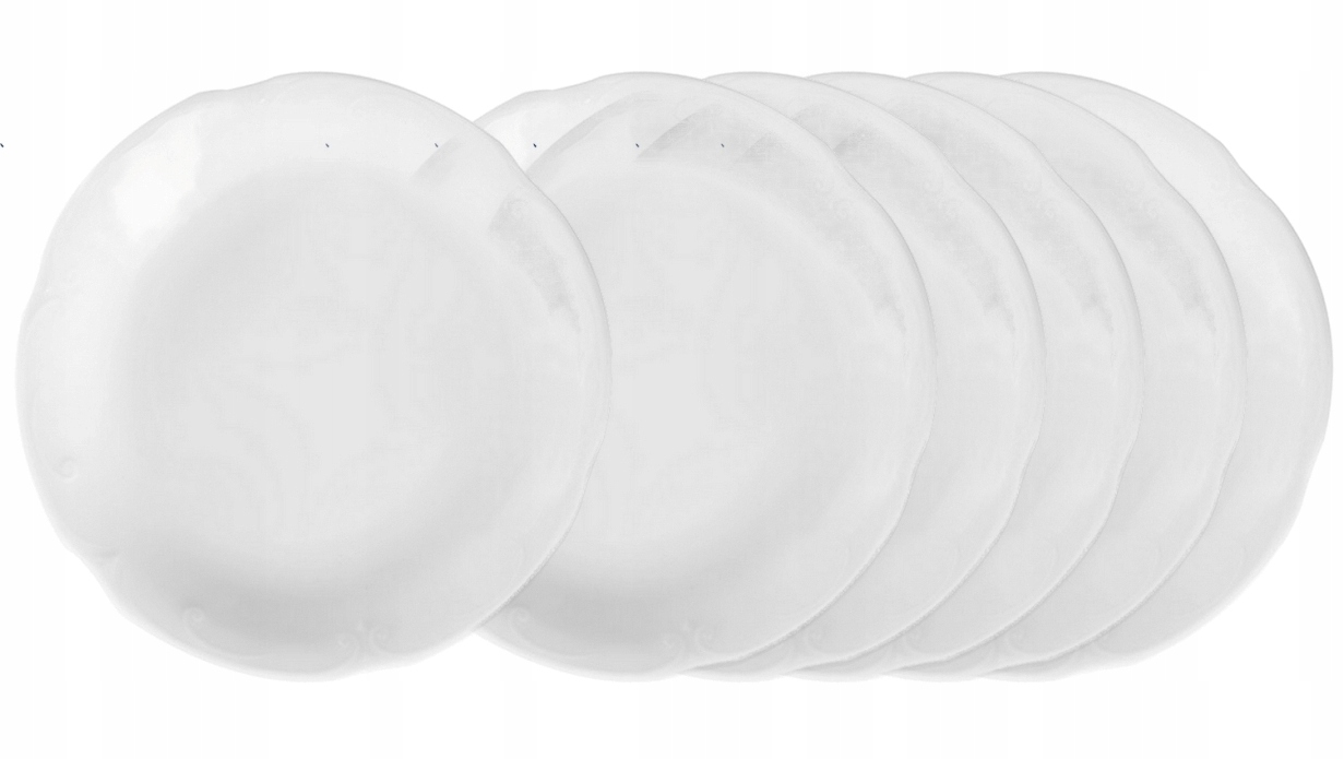 

Chodzież Kamelia Biała 6 x Talerz Deserowy 19cm