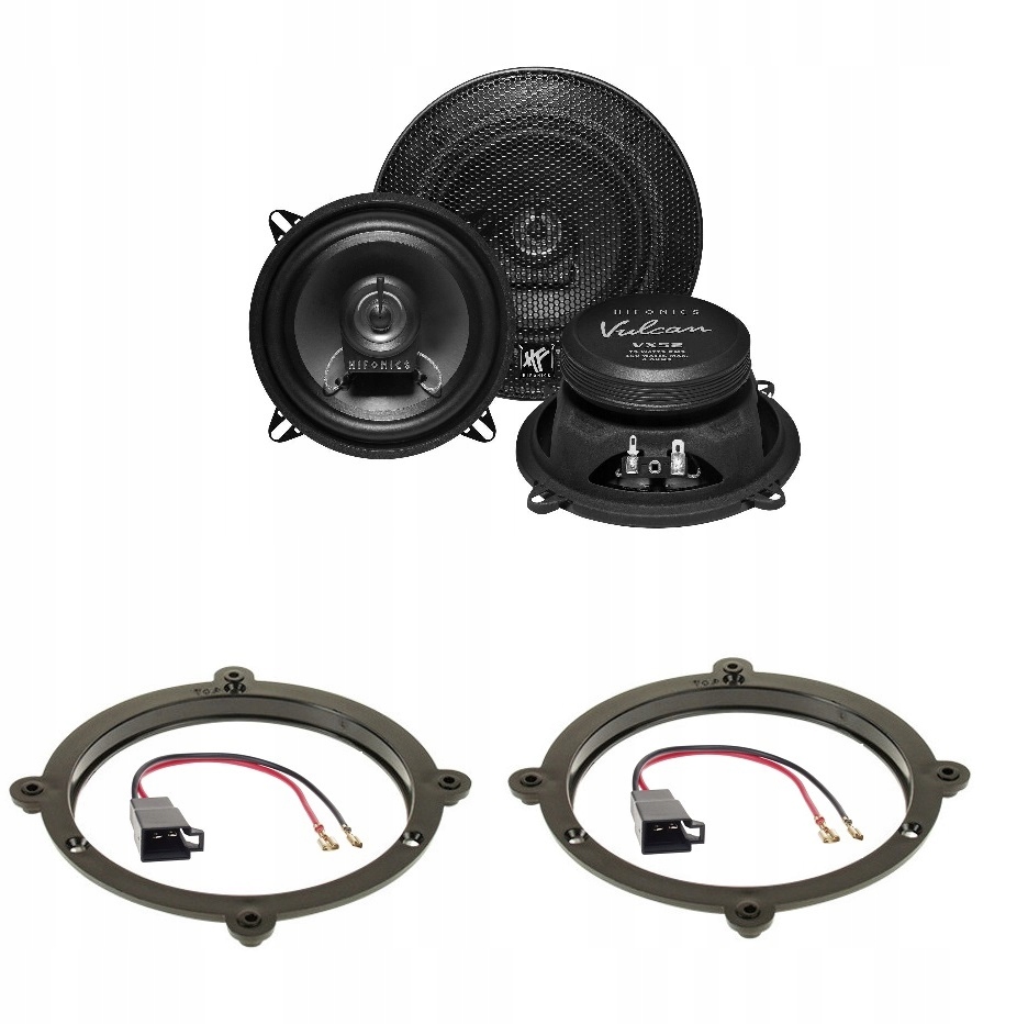 Hifonics VX52 Reproduktory do auta 130 mm Audi A3 8L Dvere Predné Dištančné