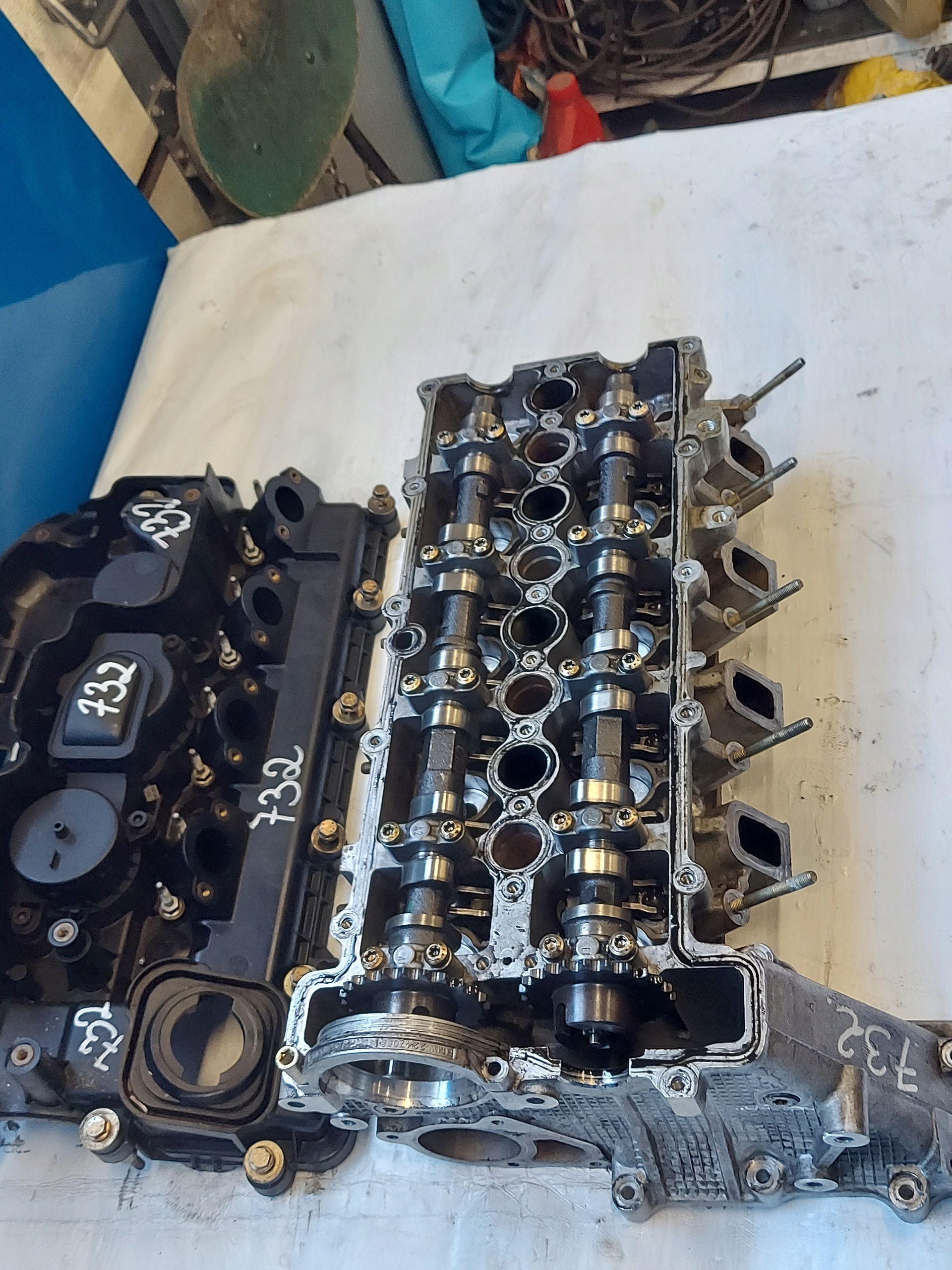 head. BMW E47 E87 M47 2.0 TD 7787117.9