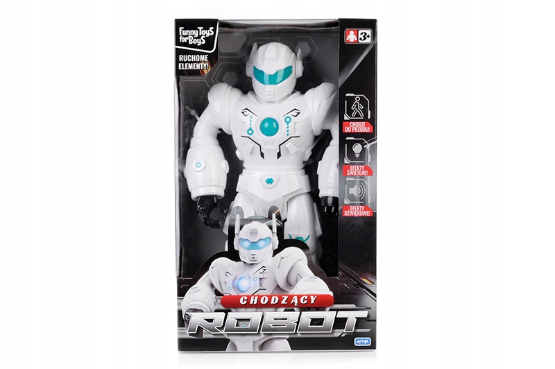 ROBOT INTERAKTYWNY ŚWIATŁO DŹWIĘK CHODZI STRZELA Bohater / Bajka brak