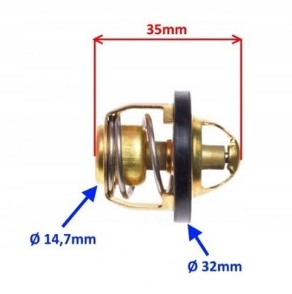 TERMOSTAT CIECZY UKŁADU CHŁODZENIA 60 STOPNI Producent Wilmat