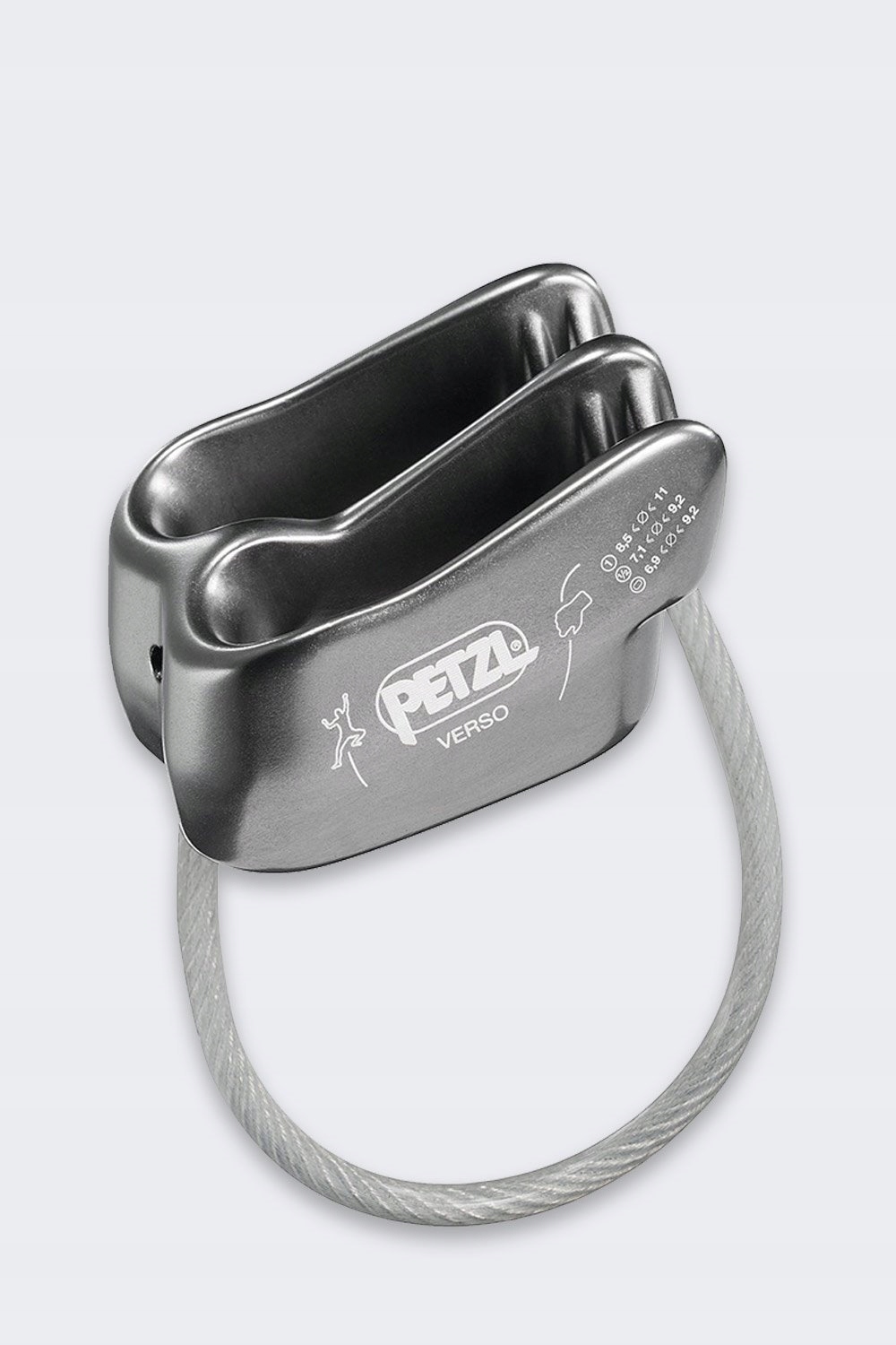 Zajišťovací přístroj Petzl Verso Grey