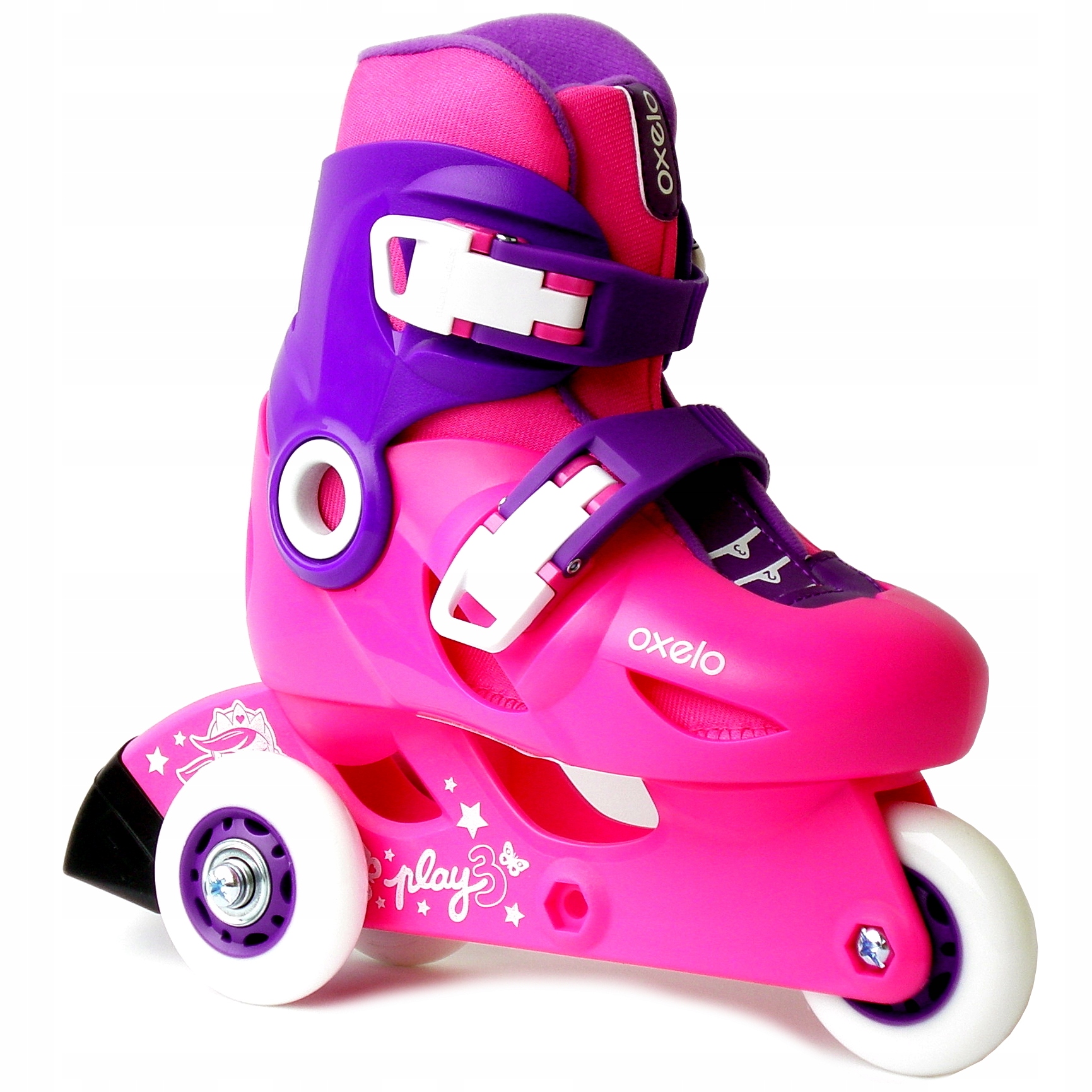 

Rolki dla dzieci 3x regulowane Kid Rosa 26-27-28