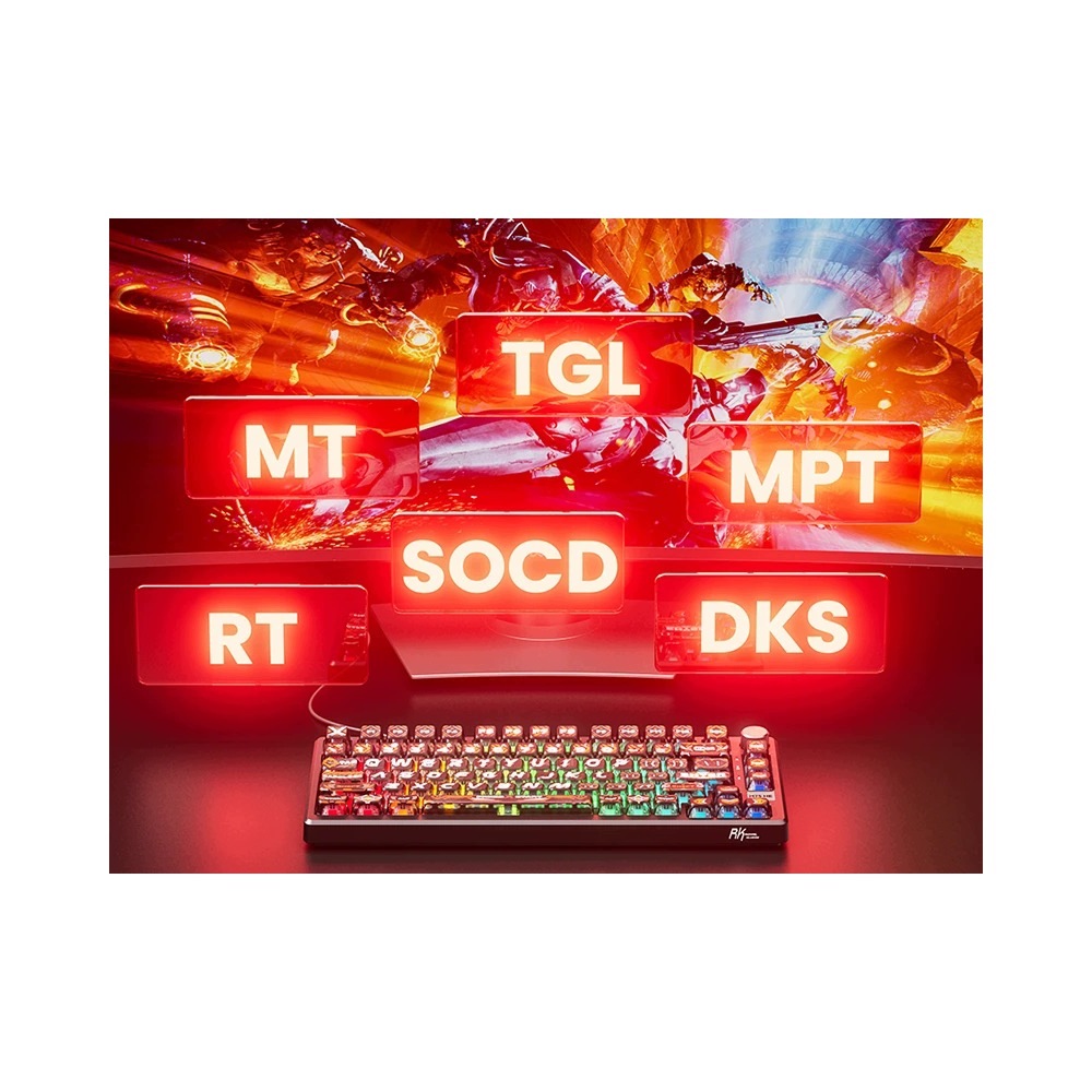 ROYAL KLUDGE RKM75 HE Hephaestus Gaming Keyboard Mint switch — 14