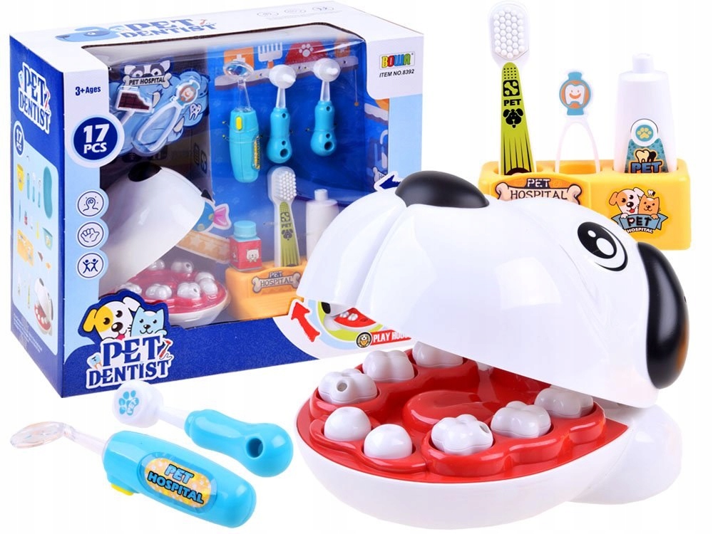 

Zabawka Lekarz Chory Ząbek Pies u Dentysty ZA3232