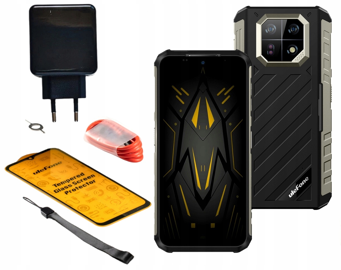 Ulefone Armor 22 Pancerny Smartfon 8/256GB 4G 64MP Night Vision Ładowarka