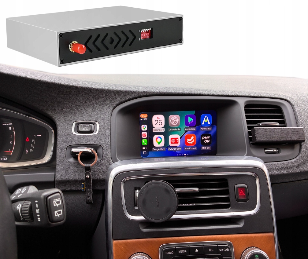 Volvo XC60 S60 V40 V60 V70 XC70 S80 2014-2018 Modul Carplay Android Auto