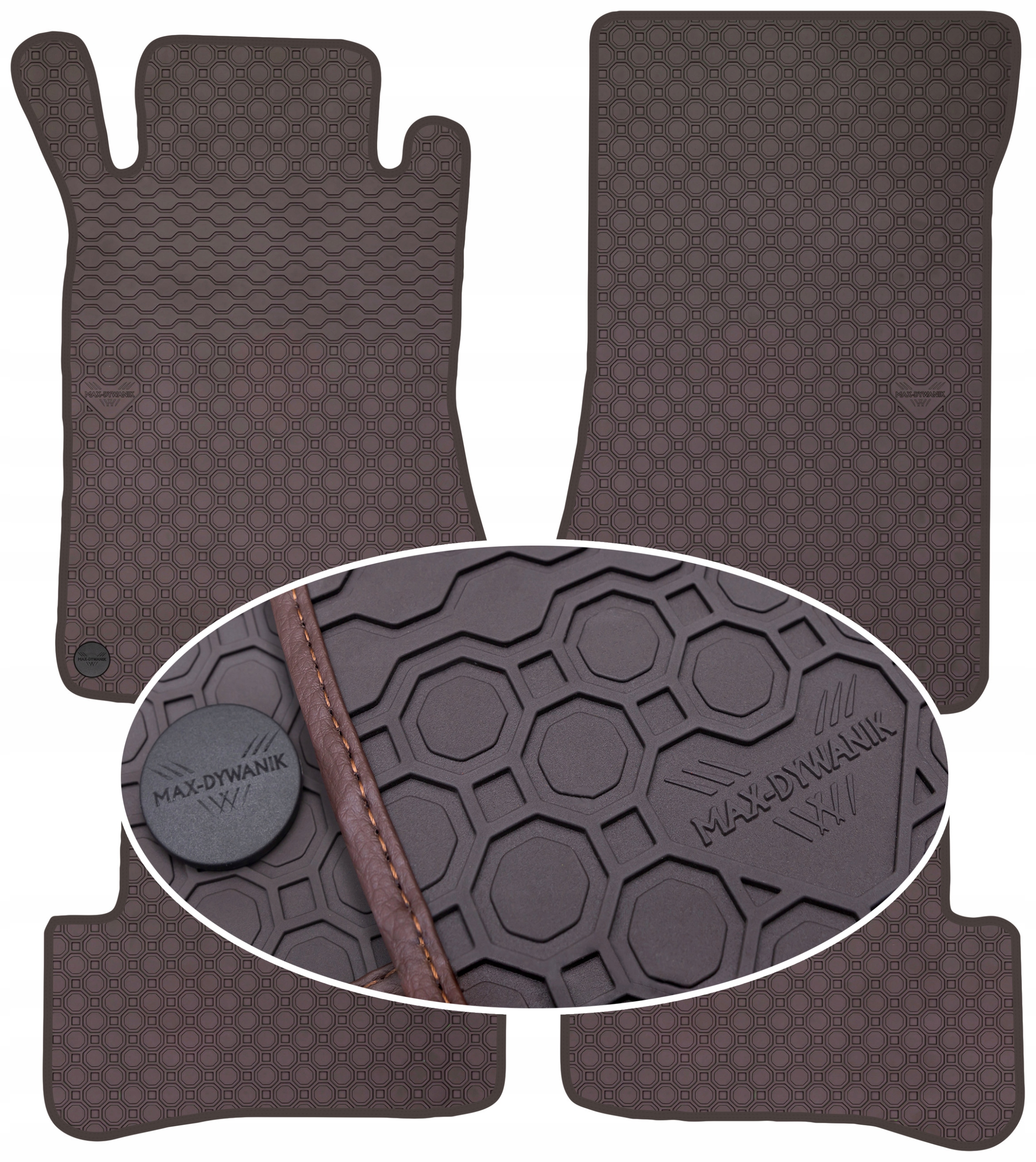 Mercedes C-Klasa W203 00-07 Koberce Hnedé