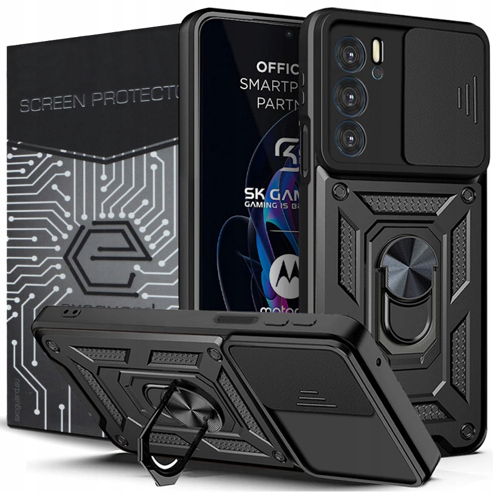 

Etui Pancerne Case+szkło do Motorola Edge 30 Pro