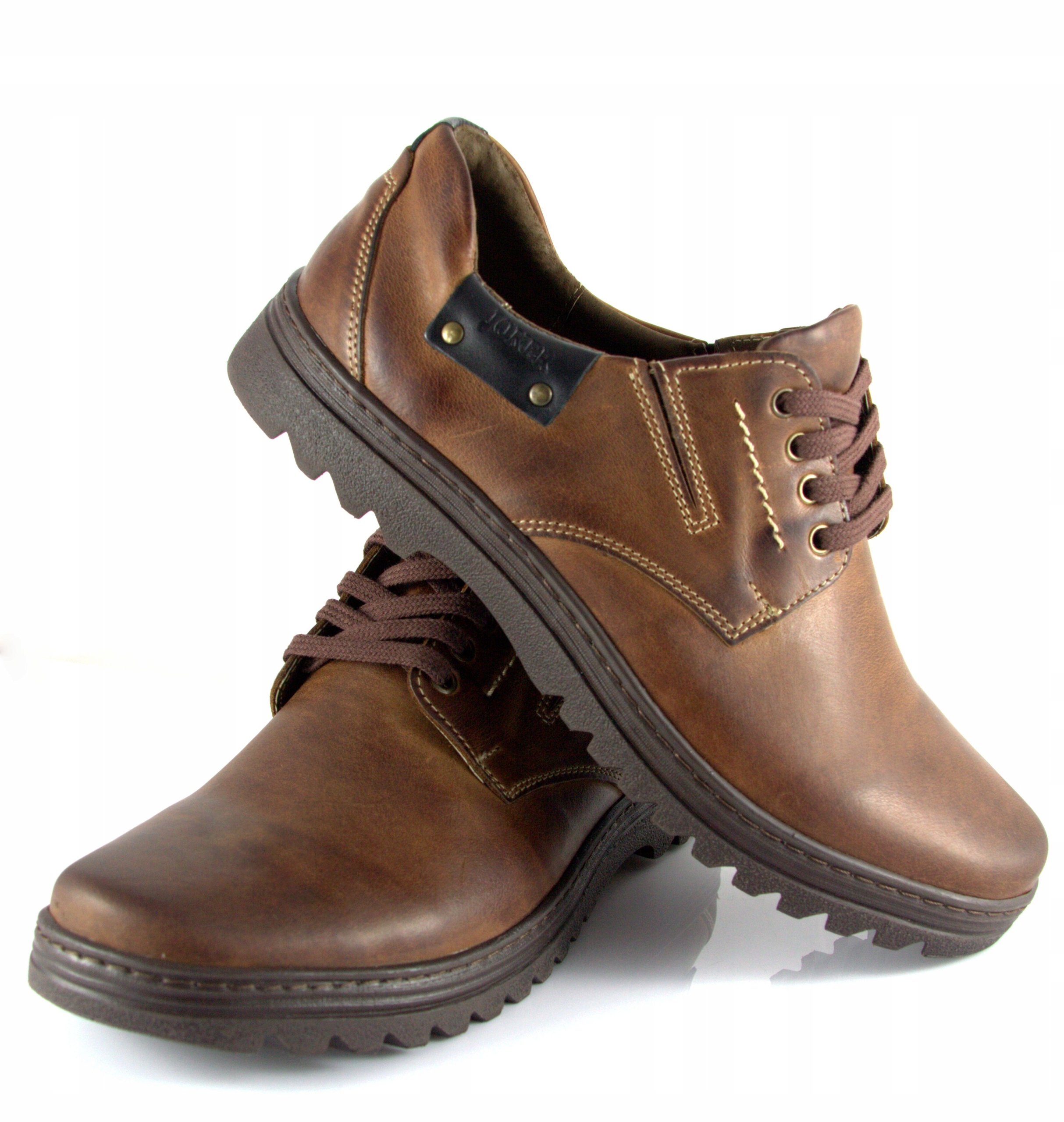 BUTY męskie SKÓRA naturalna POLSKIE 510 b JOKER 42 Ocieplenie nie