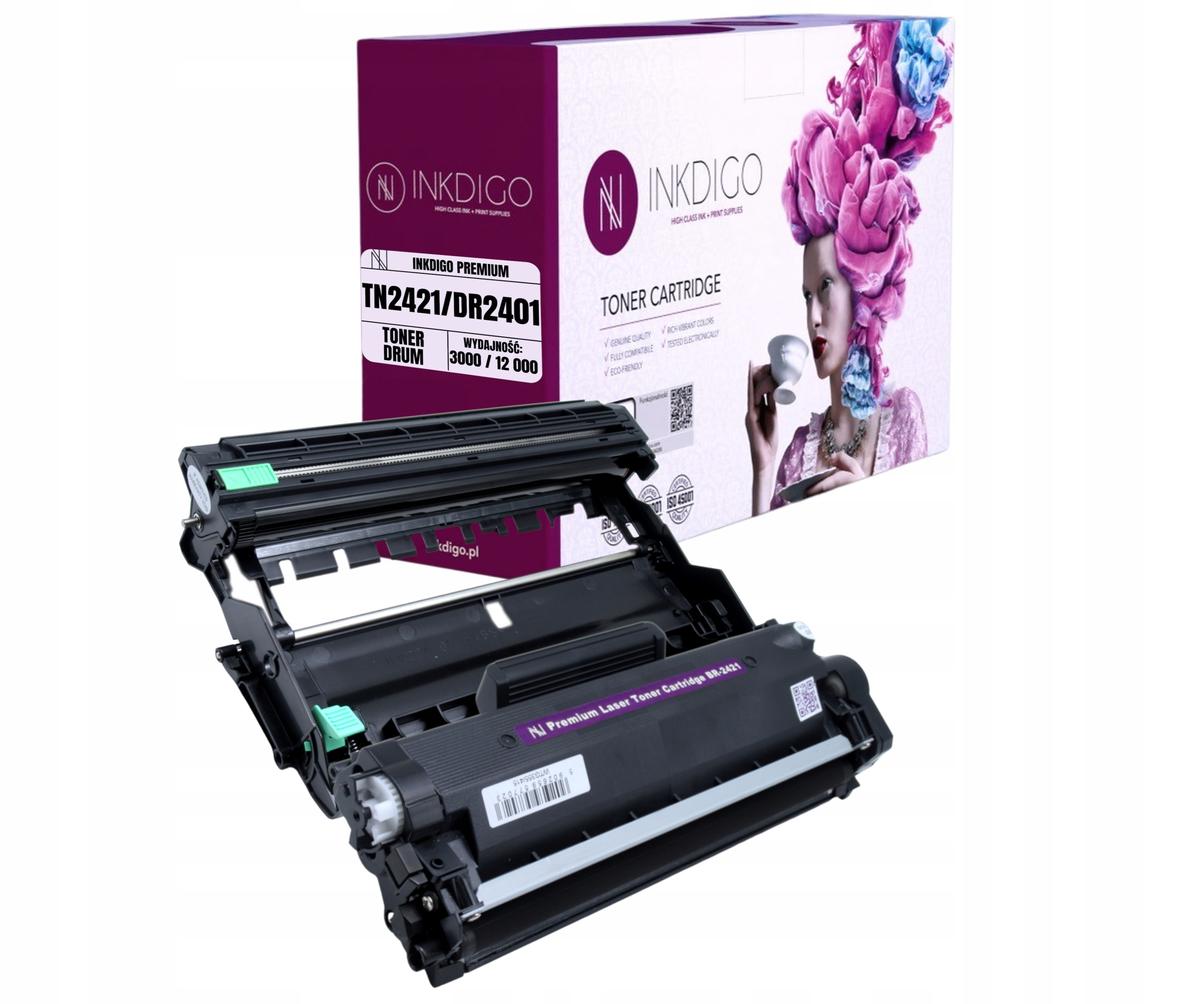 TONER + BĘBEN DO BROTHER 2401 HL-L2312D HL-L2352DW Producent Inkdigo