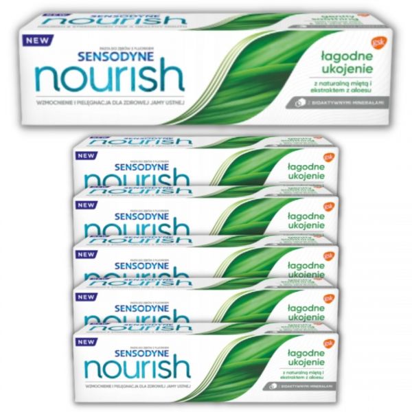 

Pasta do zębów Sensodyne łagodne ukojenie 75 ml x6