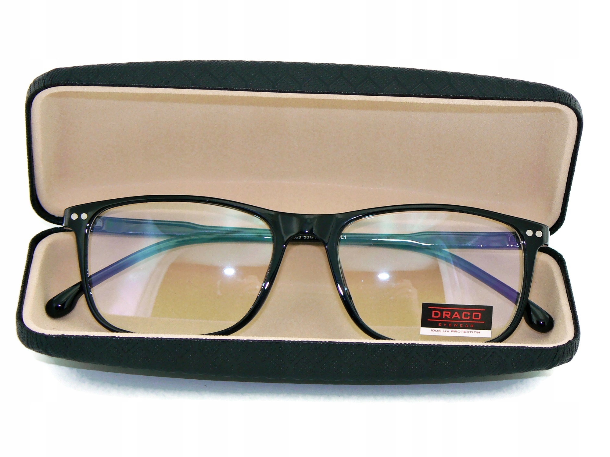 MĘSKIE OKULARY Z ANTYREFLEKSEM ZERÓWKI KOMPUTERA Model DR-135C1-01A