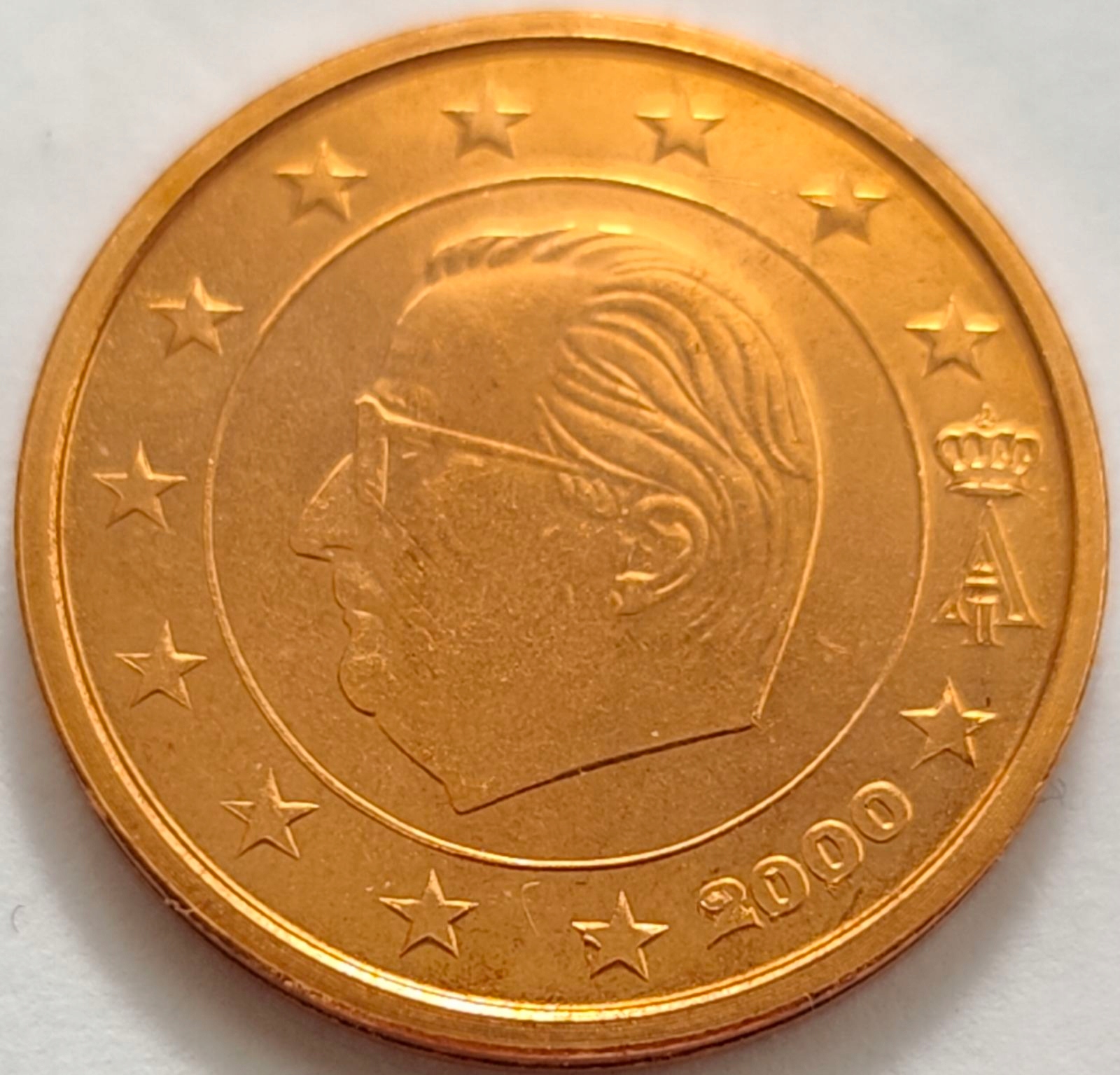 4209 - Belgia 2 eurocenty, 2000